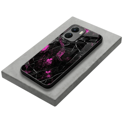 Blushstone stylish phone case for vivo y16 | glossy glass and slim fit