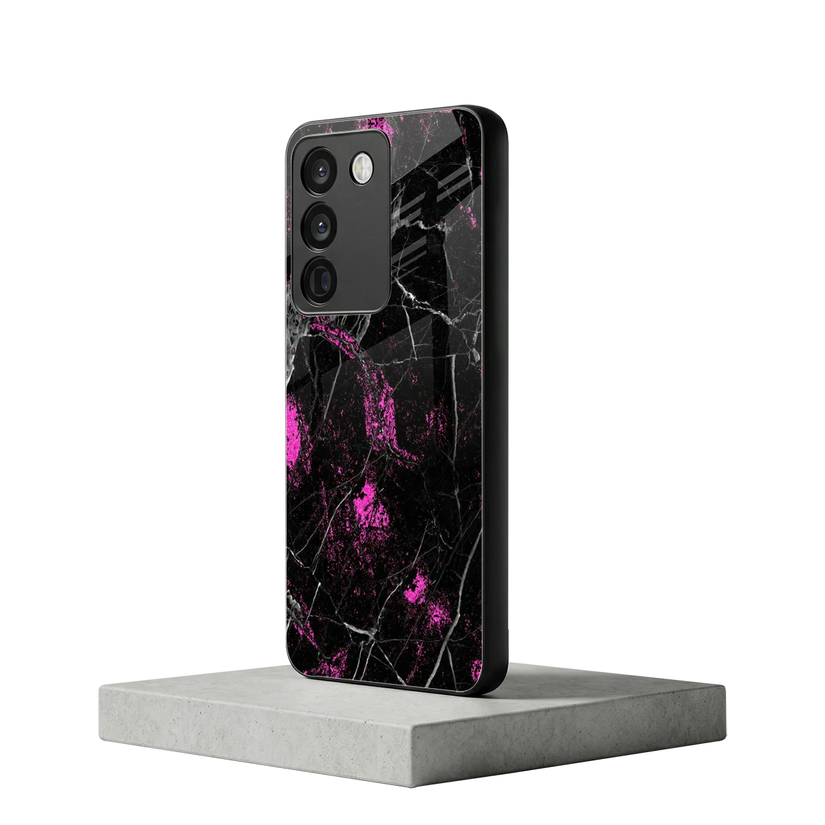 Blushstone vivo y200 5g mobile cover | shockproof glass phone case