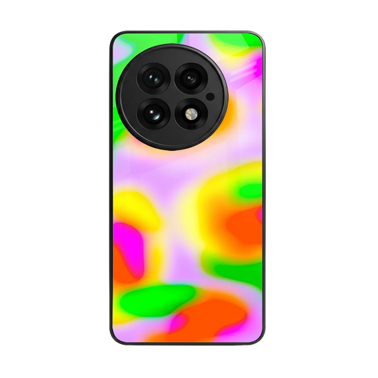Bold Spectrum back phone cover | glass case for oneplus 13