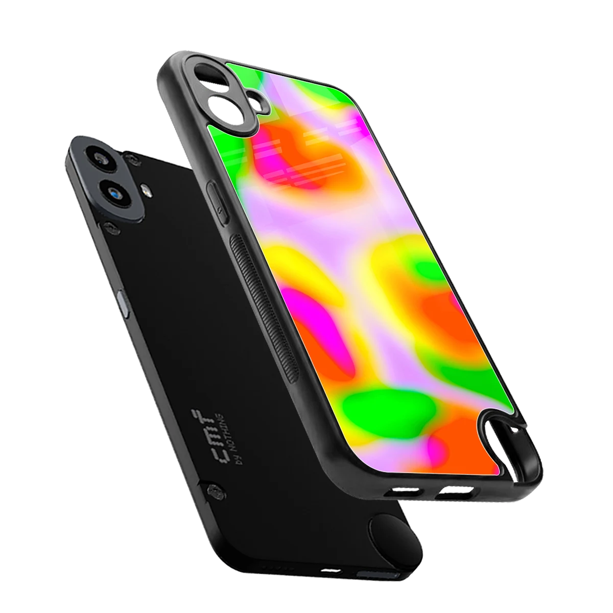 Bold Spectrum sleek cmf nothing phone 1 cover with tempered glass back and TPU edges