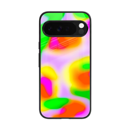 Bold Spectrum back phone cover | glass case for google pixel 10 pro xl