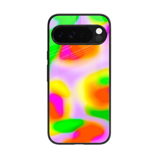 Bold Spectrum back phone cover | glass case for google pixel 10 pro xl