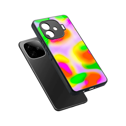Bold Spectrum sleek iqoo neo 10r 5g cover with tempered glass back and TPU edges