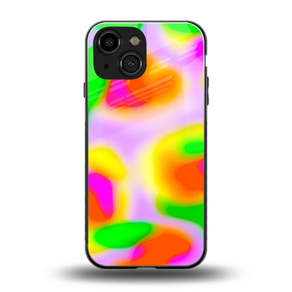 Bold Spectrum back phone cover | glass case for iphone 13 mini
