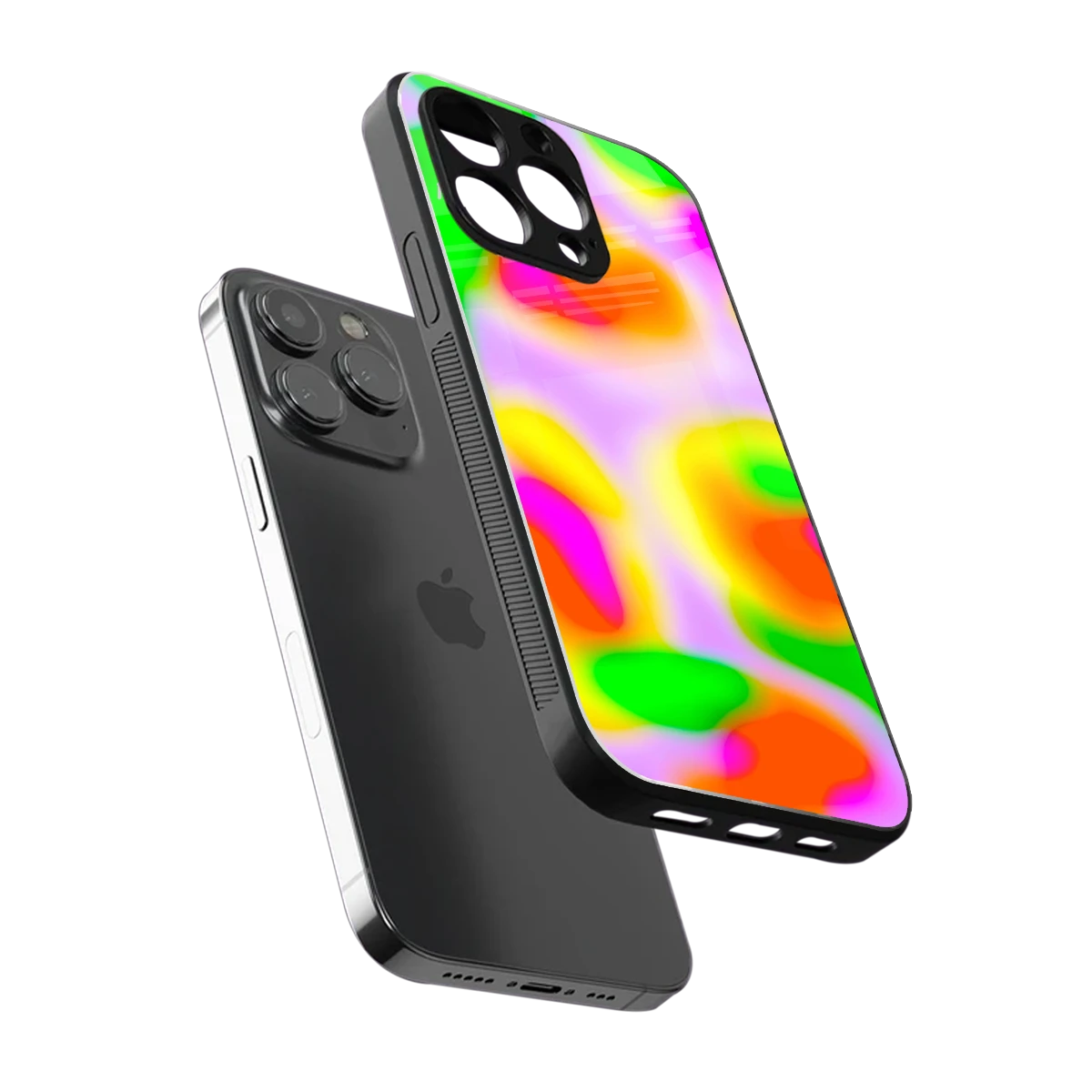 Bold Spectrum sleek iphone 12 pro max cover with tempered glass back and TPU edges