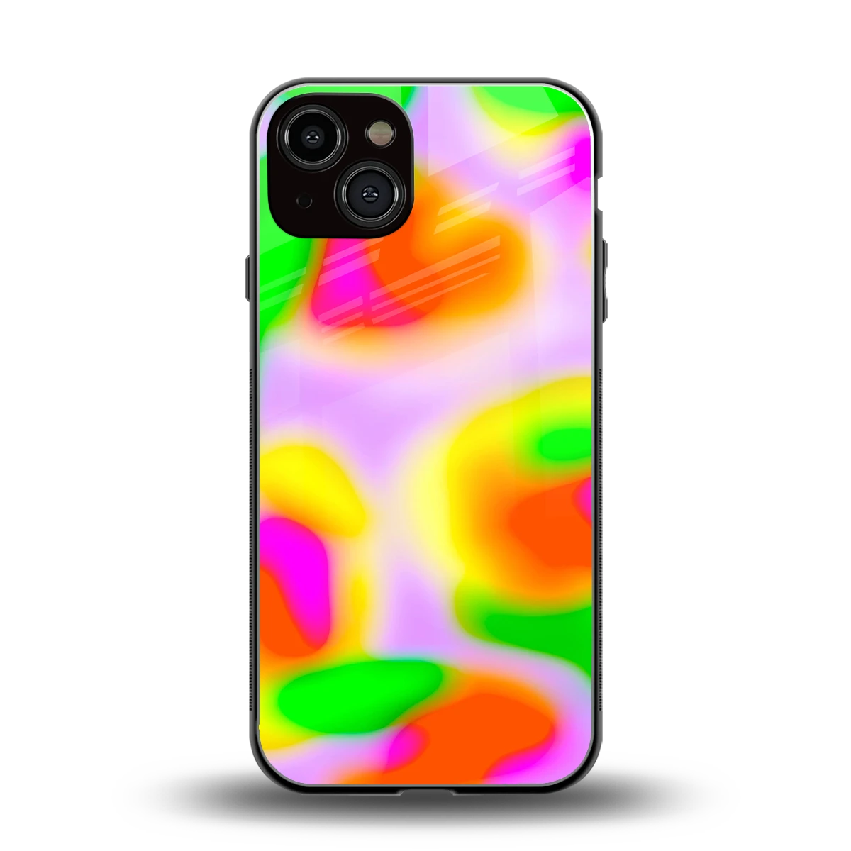 Bold Spectrum back phone cover | glass case for iphone 14