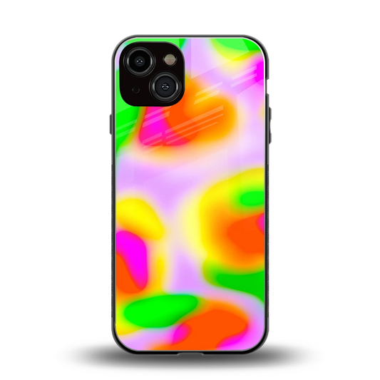 Bold Spectrum back phone cover | glass case for iphone 14