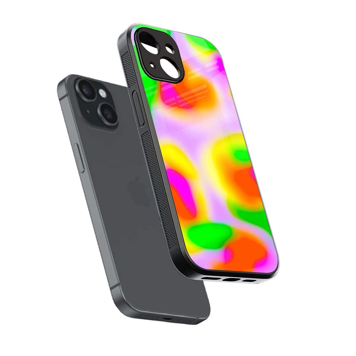 Bold Spectrum sleek iphone 13 cover with tempered glass back and TPU edges