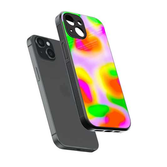 Bold Spectrum sleek iphone 13 cover with tempered glass back and TPU edges