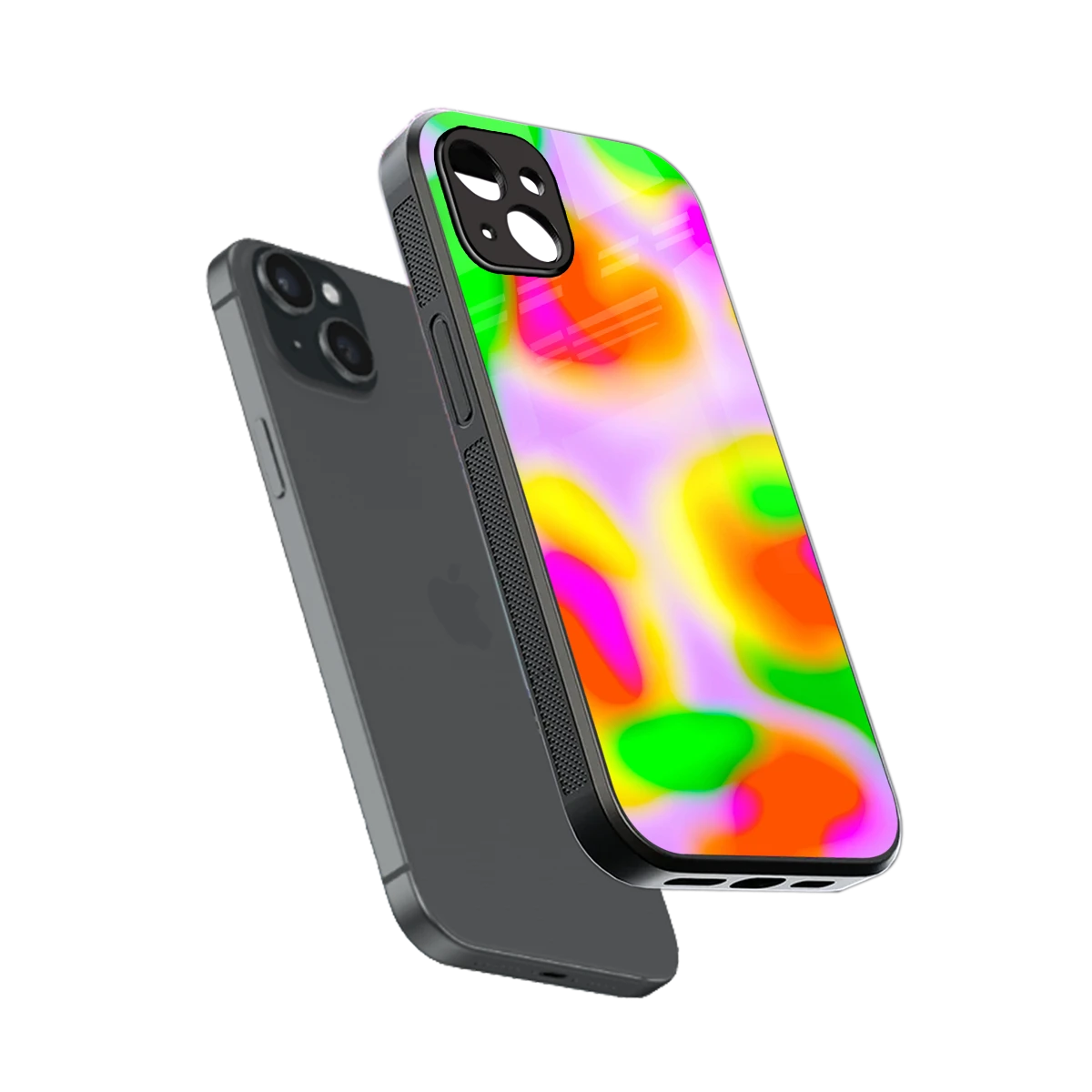 Bold Spectrum sleek iphone 14 plus cover with tempered glass back and TPU edges