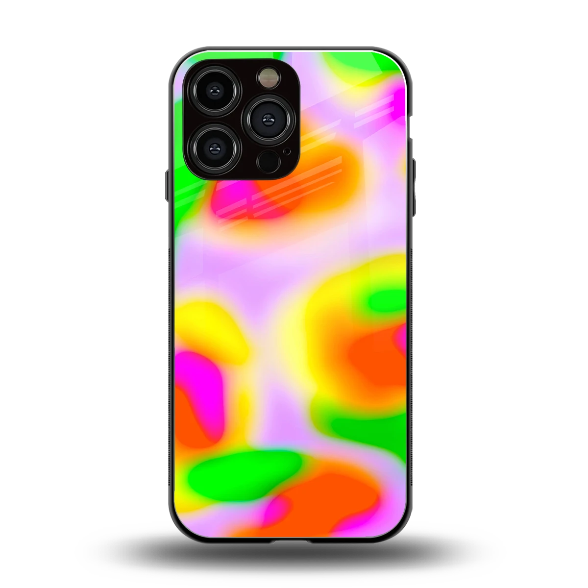 Bold Spectrum back phone cover | glass case for iphone 15 pro max