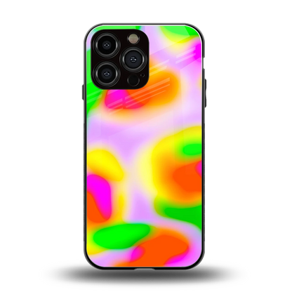 Bold Spectrum back phone cover | glass case for iphone 15 pro max