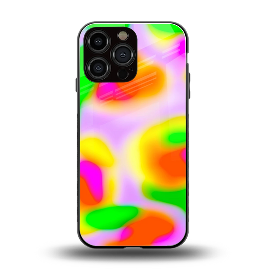 Bold Spectrum back phone cover | glass case for iphone 15 pro max