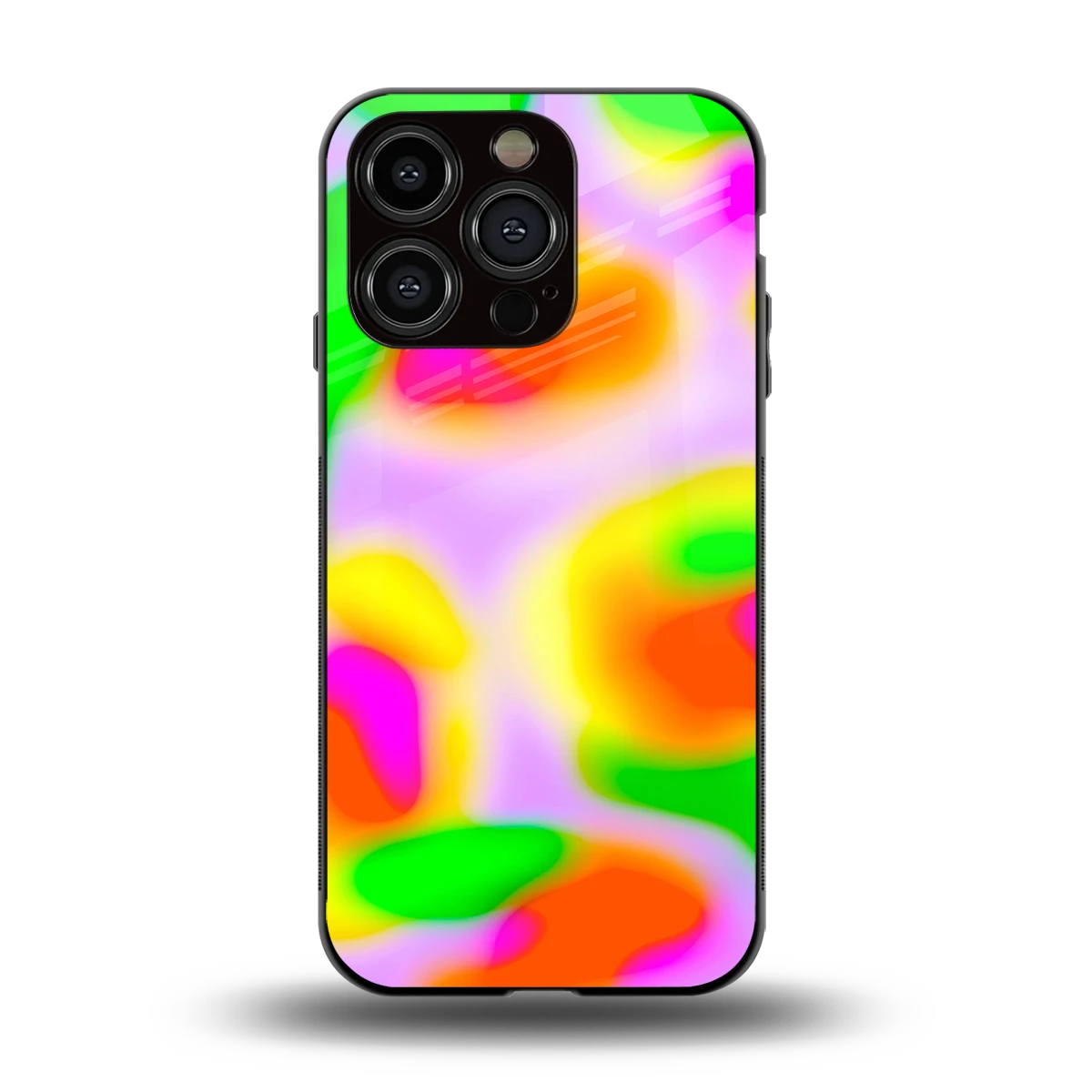 Bold Spectrum back phone cover | glass case for iphone 15 pro
