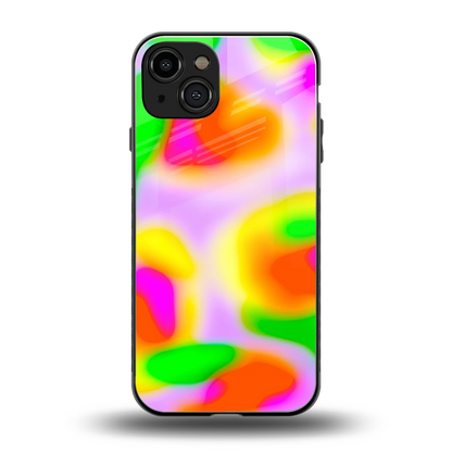 Bold Spectrum back phone cover | glass case for iphone 15