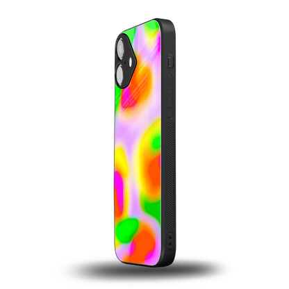 Bold Spectrum iphone 16 plus mobile cover | shockproof glass phone case
