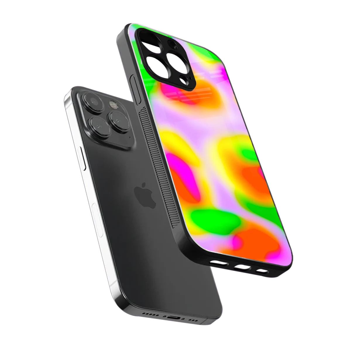 Bold Spectrum sleek iphone 16 pro max cover with tempered glass back and TPU edges
