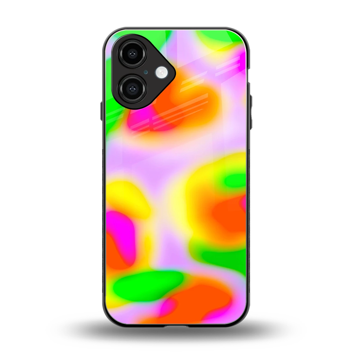 Bold Spectrum back phone cover | glass case for iphone 16