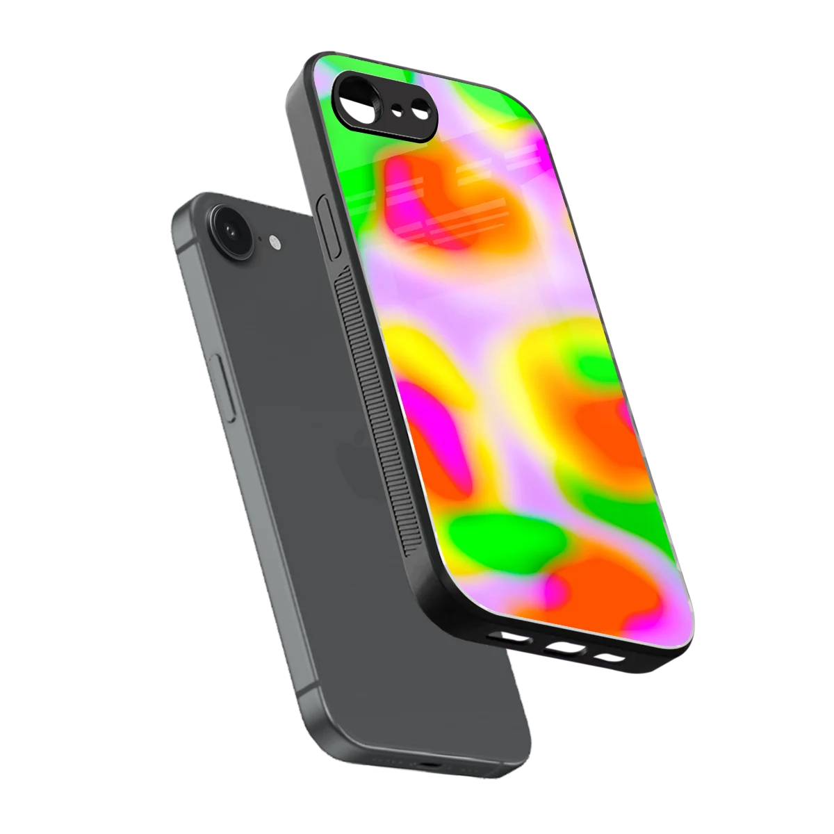 Bold Spectrum sleek iphone 17e cover with tempered glass back and TPU edges