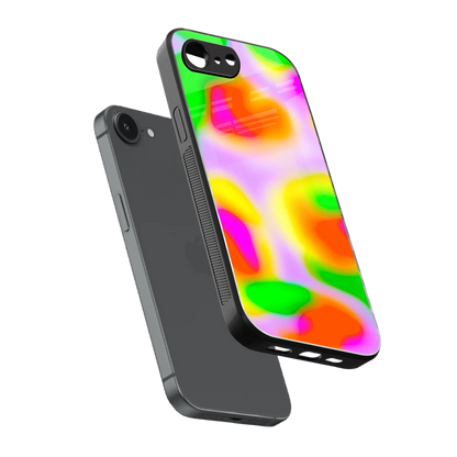 Bold Spectrum sleek iphone 17e cover with tempered glass back and TPU edges