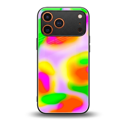 Bold Spectrum back phone cover | glass case for iphone 17 pro