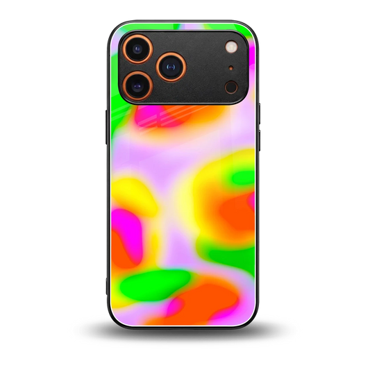 Bold Spectrum back phone cover | glass case for iphone 17 pro max