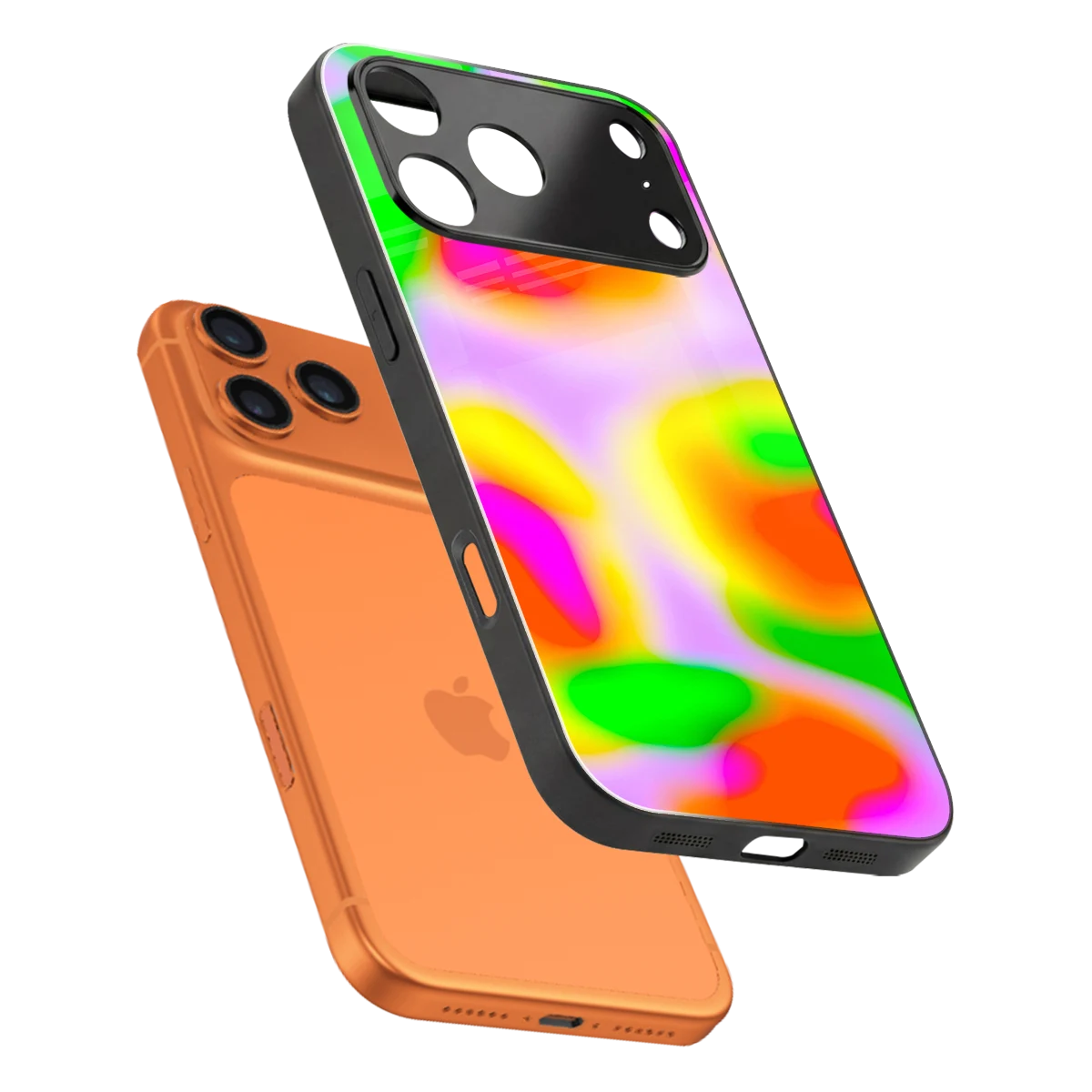Bold Spectrum sleek iphone 17 pro cover with tempered glass back and TPU edges