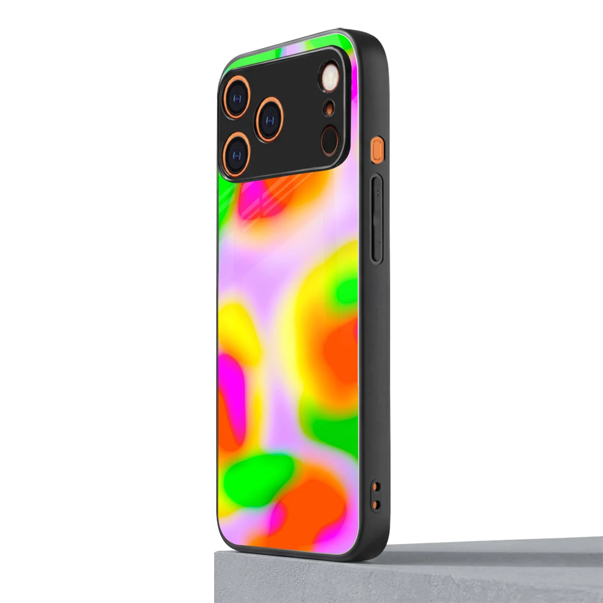 Bold Spectrum iphone 17 pro max mobile cover | shockproof glass phone case