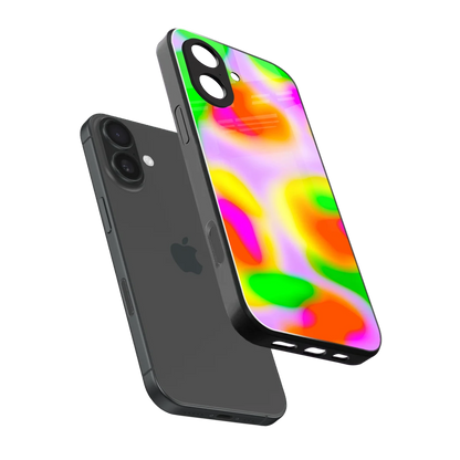 Bold Spectrum sleek iphone 17 cover with tempered glass back and TPU edges