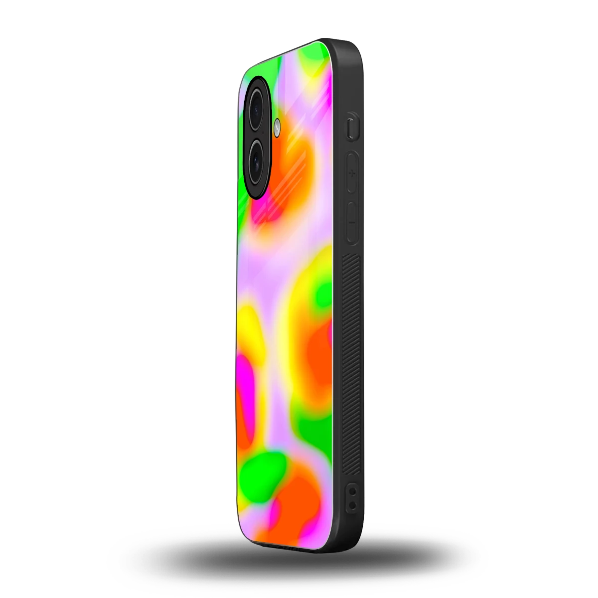 Bold Spectrum iphone 17 mobile cover | shockproof glass phone case
