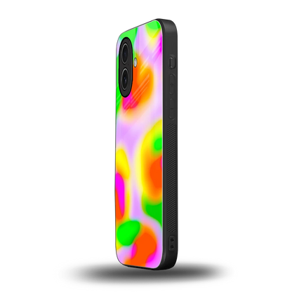 Bold Spectrum iphone 17 mobile cover | shockproof glass phone case