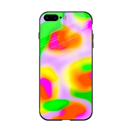 Bold Spectrum back phone cover | glass case for iphone 8 plus