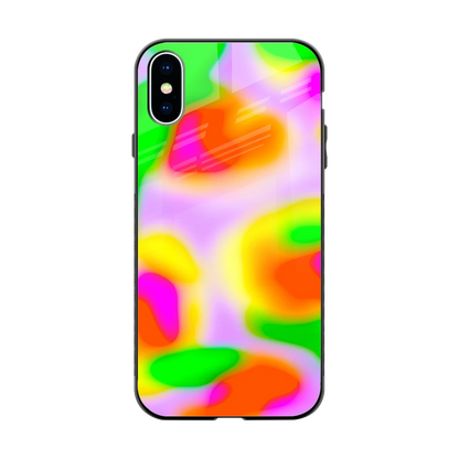 Bold Spectrum back phone cover | glass case for iphone xs