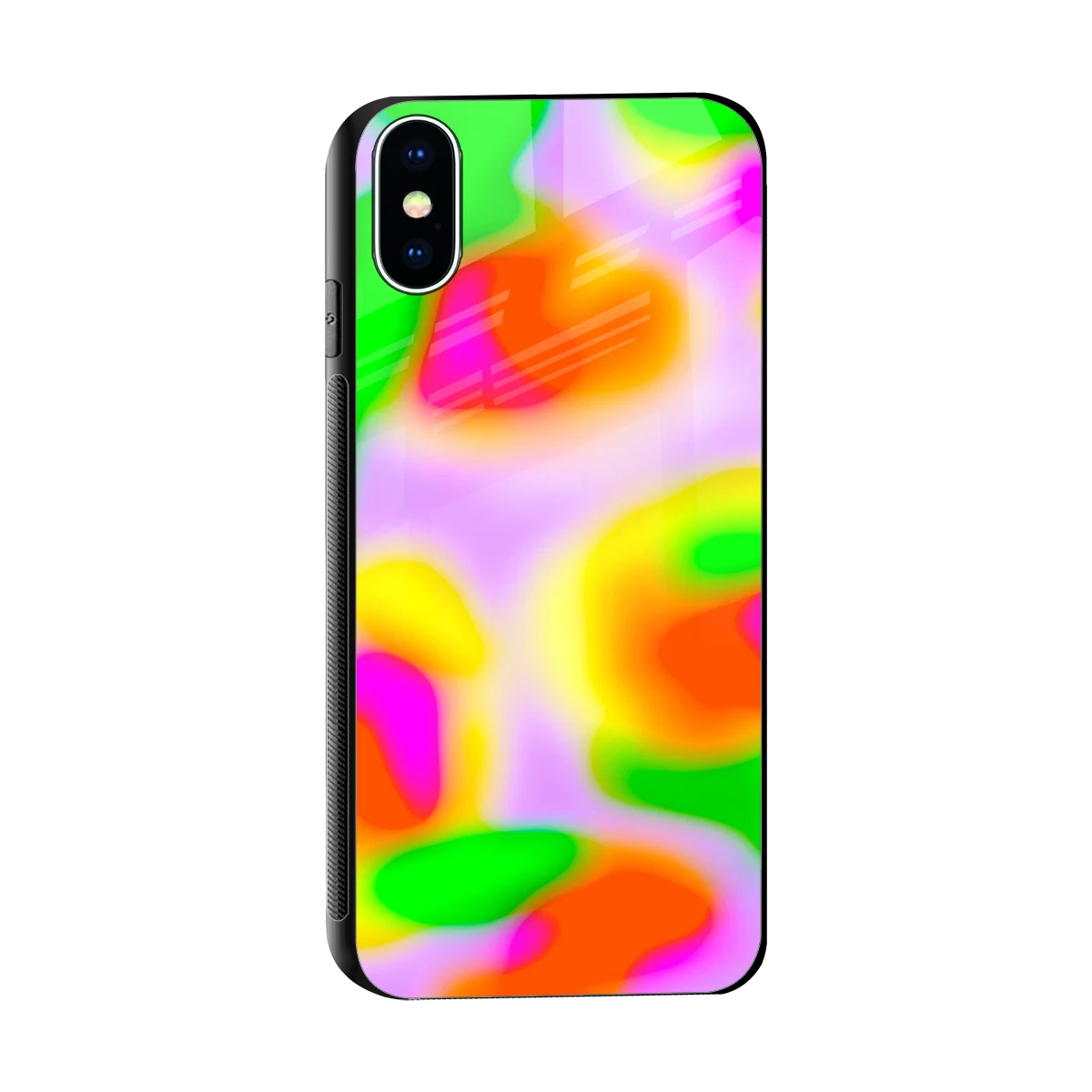 Bold Spectrum sleek iphone xs cover with tempered glass back and TPU edges