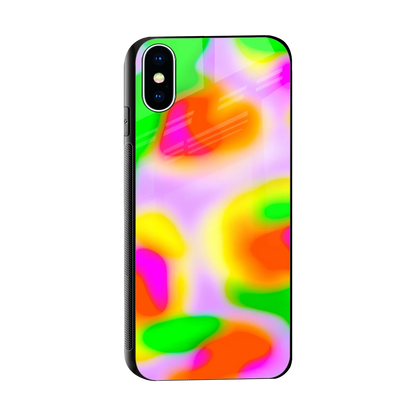 Bold Spectrum sleek iphone xs cover with tempered glass back and TPU edges