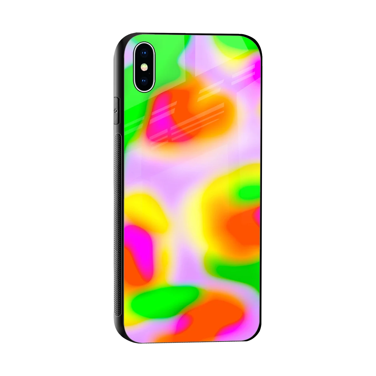 Bold Spectrum sleek iphone xs max cover with tempered glass back and TPU edges