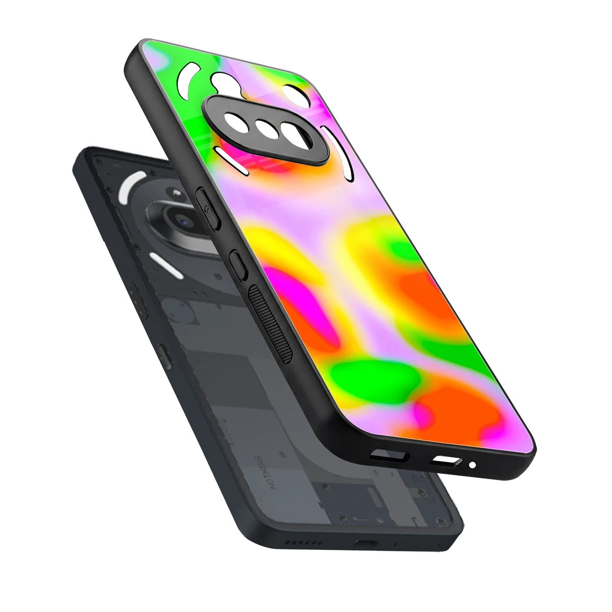 Bold Spectrum sleek nothing phone 3a cover with tempered glass back and TPU edges