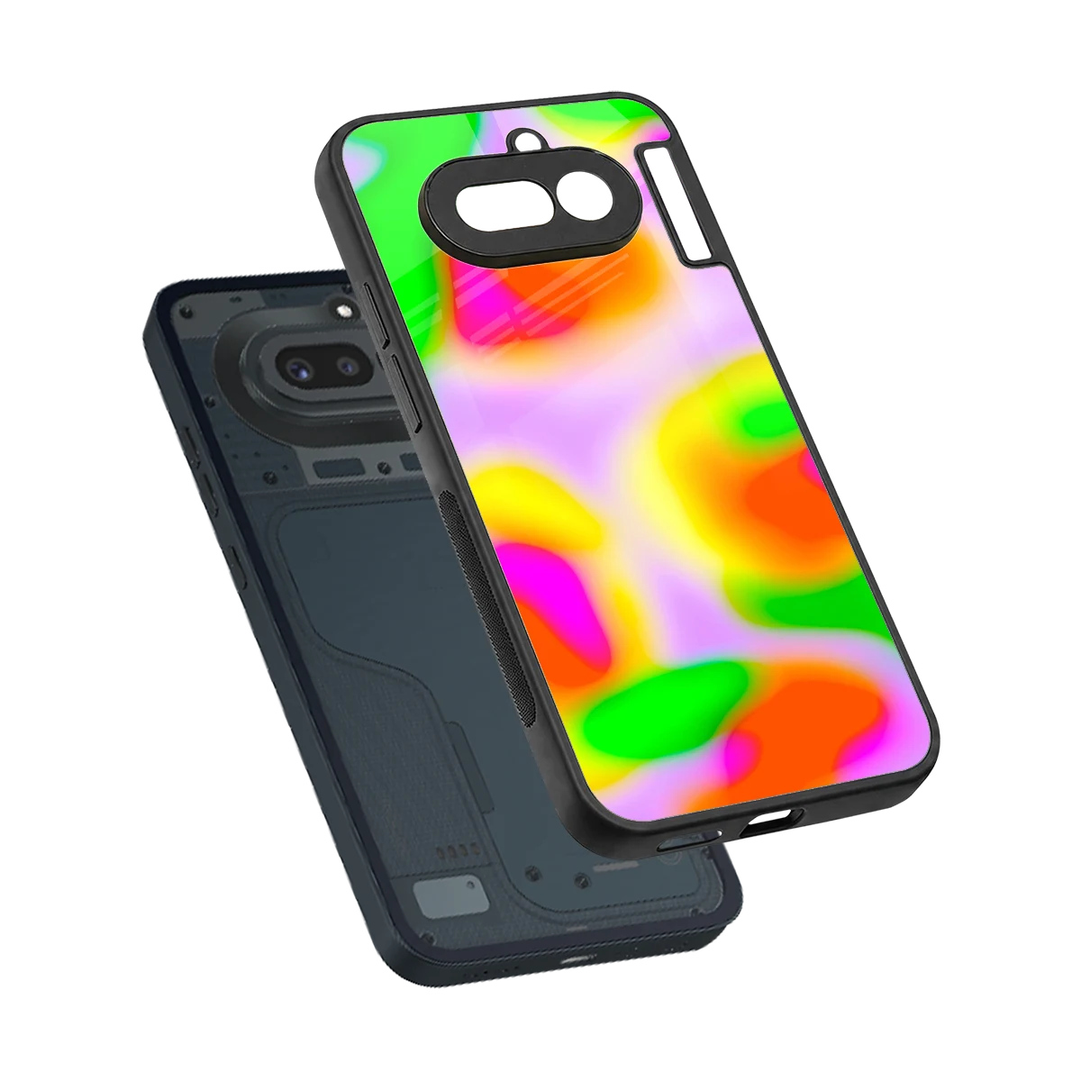 Bold Spectrum sleek nothing phone 4a cover with tempered glass back and TPU edges
