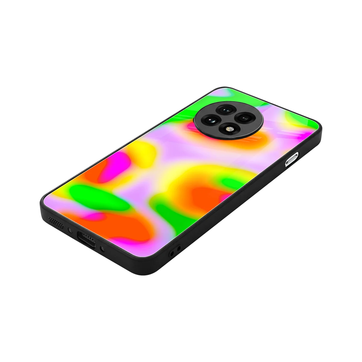 Bold Spectrum stylish phone case for oneplus 13r | glossy glass and slim fit