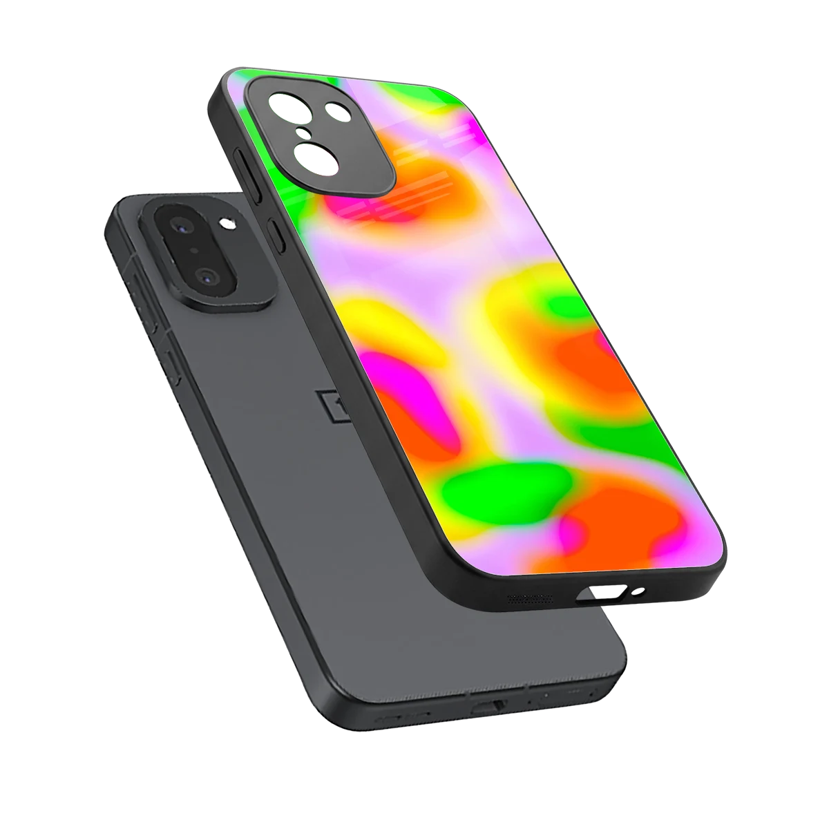 Bold Spectrum sleek oneplus 15r cover with tempered glass back and TPU edges