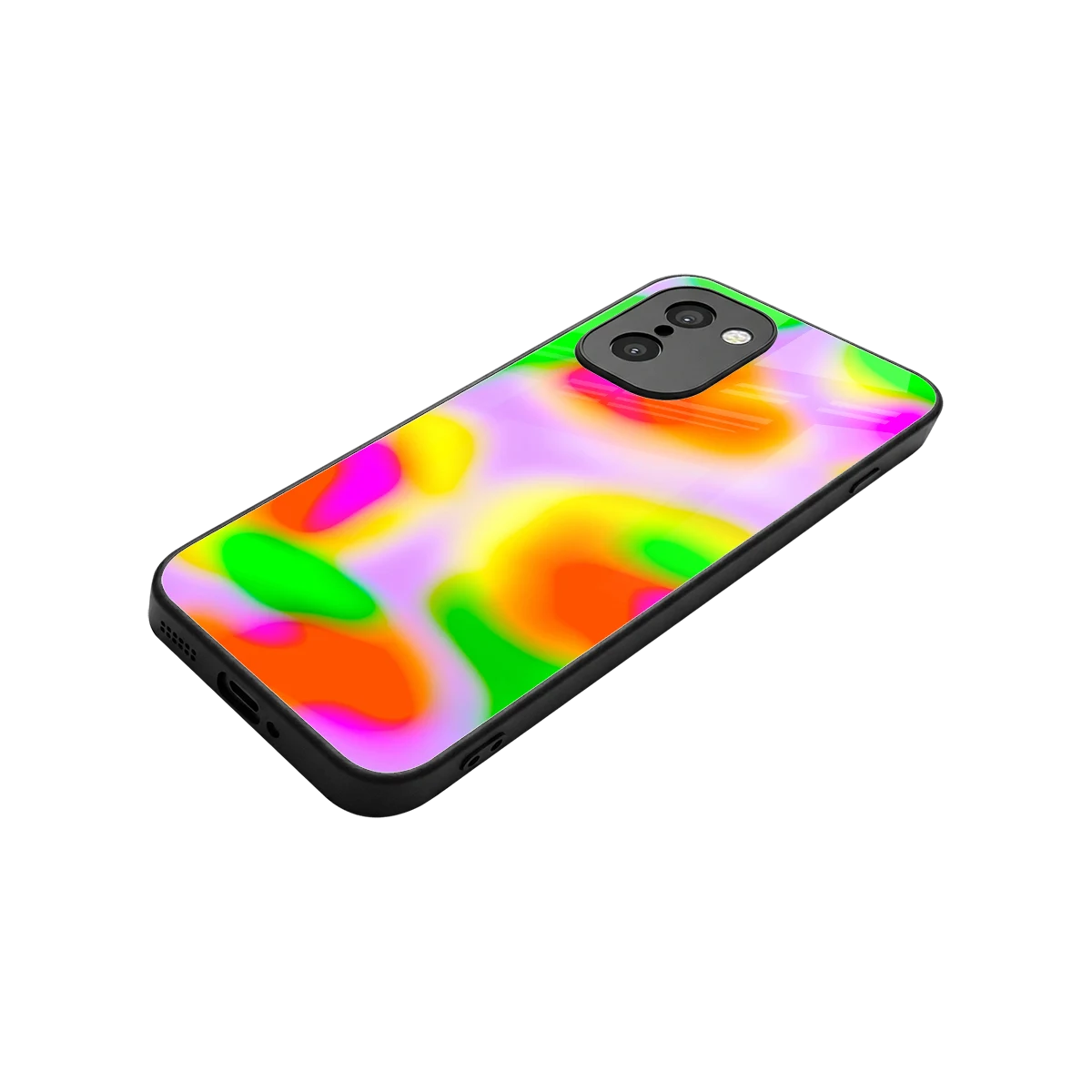 Bold Spectrum stylish phone case for oneplus 15r | glossy glass and slim fit