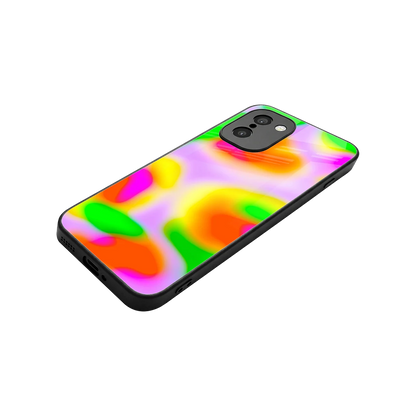 Bold Spectrum stylish phone case for oneplus 15r | glossy glass and slim fit
