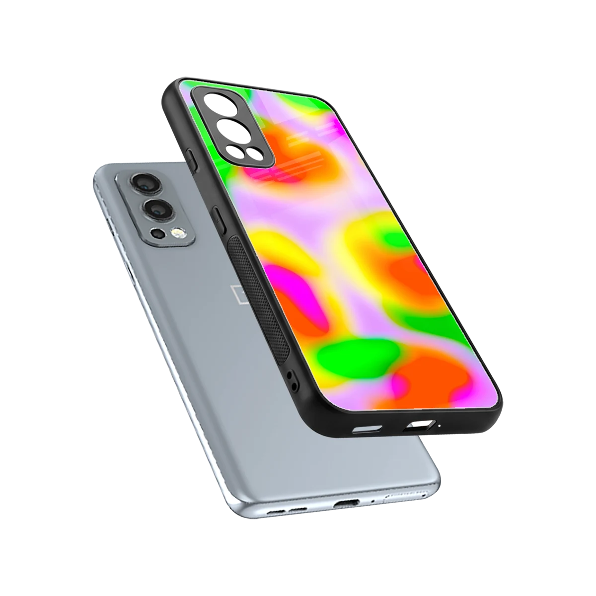 Bold Spectrum sleek oneplus nord 2 cover with tempered glass back and TPU edges