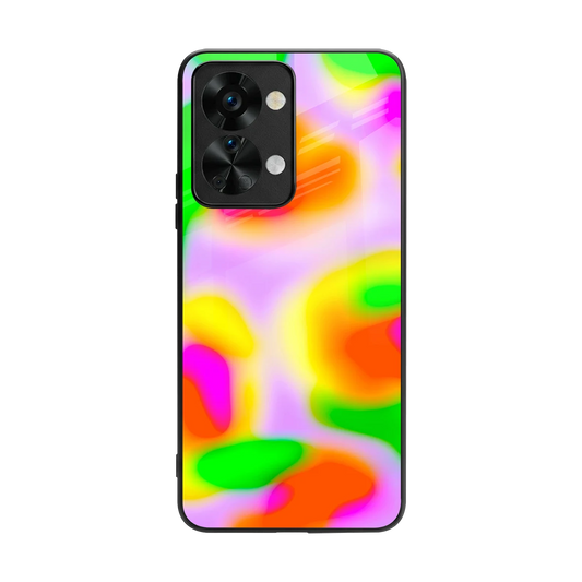 Bold Spectrum back phone cover | glass case for oneplus nord 2t
