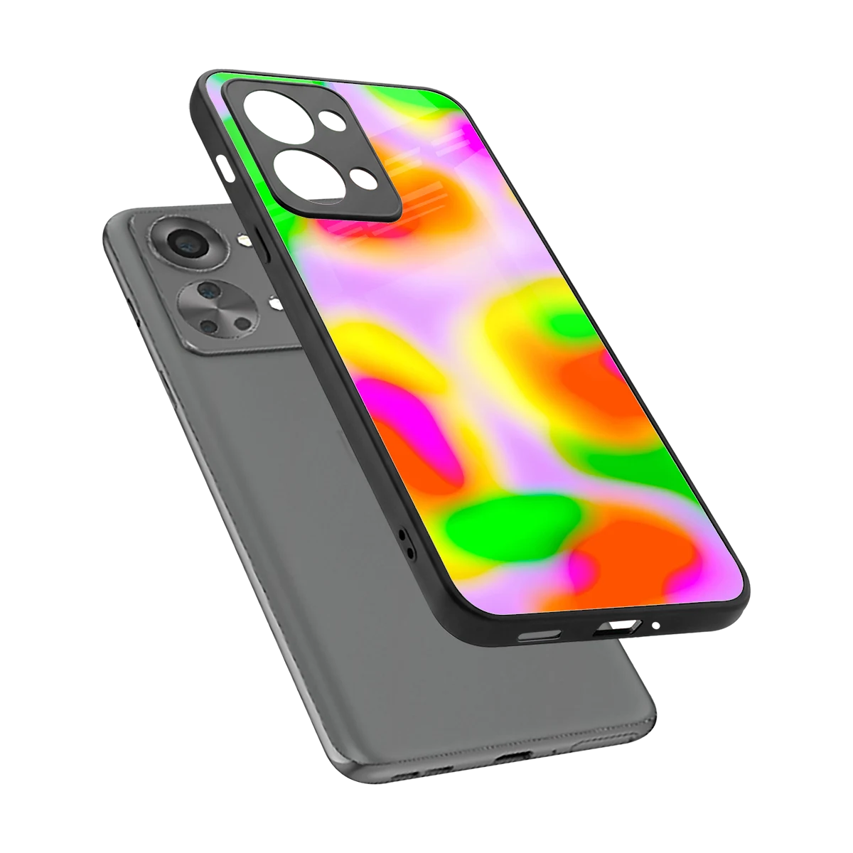 Bold Spectrum sleek oneplus nord 2t cover with tempered glass back and TPU edges