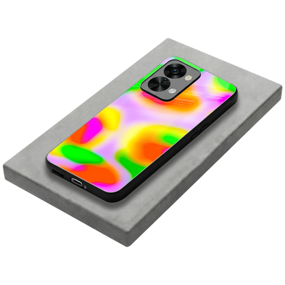 Bold Spectrum stylish phone case for oneplus nord 2t | glossy glass and slim fit