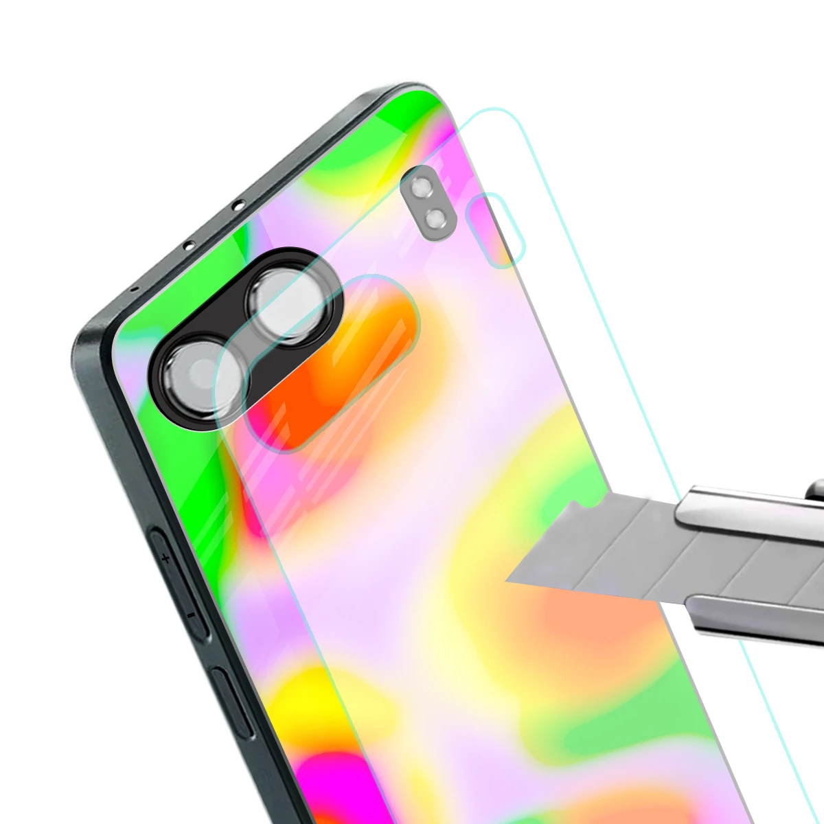 Bold Spectrum stylish phone case for oneplus nord 4 | glossy glass and slim fit