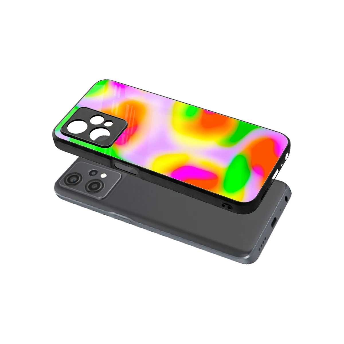 Bold Spectrum sleek oneplus nord ce 2 lite cover with tempered glass back and TPU edges