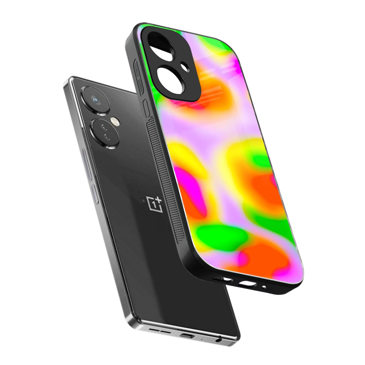 Bold Spectrum sleek oneplus nord ce 3 cover with tempered glass back and TPU edges