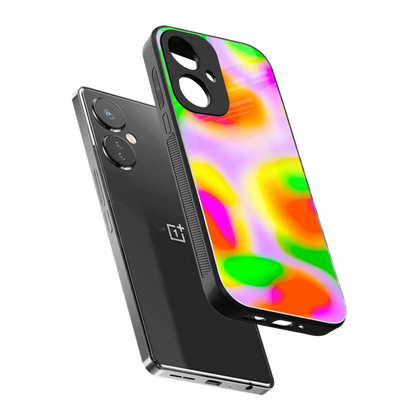Bold Spectrum sleek oneplus nord ce 3 cover with tempered glass back and TPU edges
